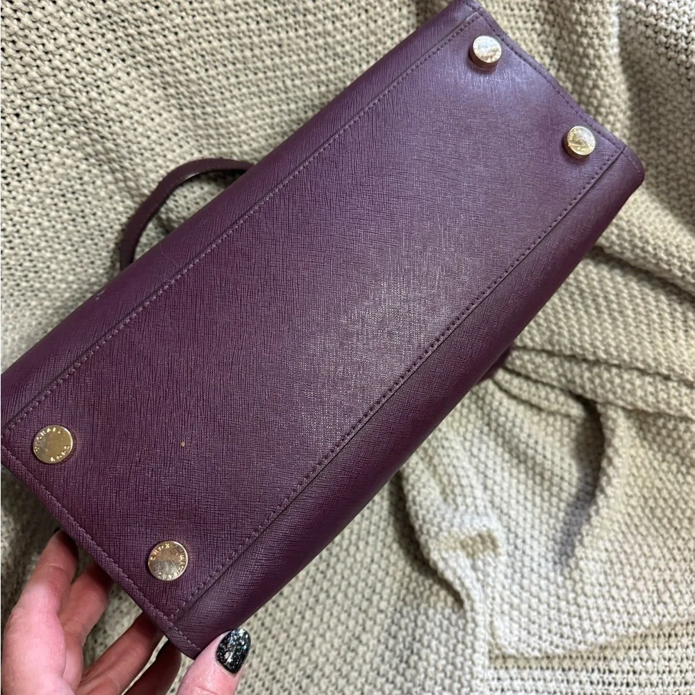 Michael Kors Purple‎ Leather Sofia Tote